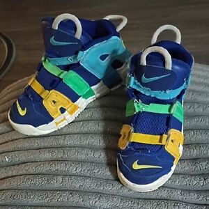 Nike Kids Sneakers - Vibrant Blue, Green, Yellow